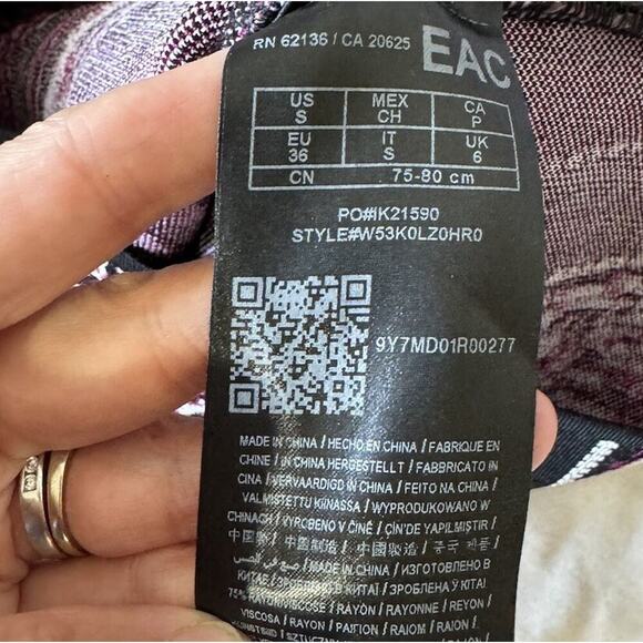 GUESS Size Small Jacquard Embellished Bodycon Dress Sexy Club Party Glam READ - Picture 6 of 13